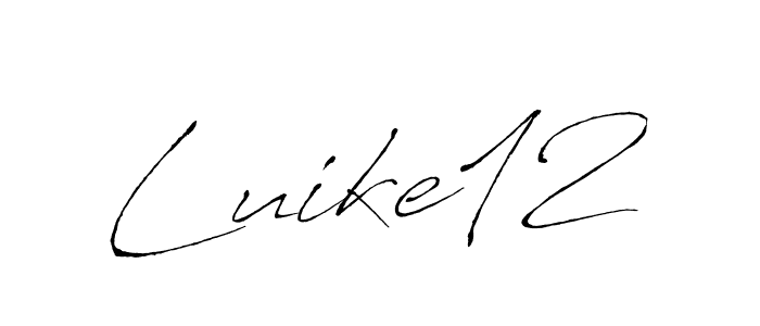 Antro_Vectra is a professional signature style that is perfect for those who want to add a touch of class to their signature. It is also a great choice for those who want to make their signature more unique. Get Luike12 name to fancy signature for free. Luike12 signature style 6 images and pictures png