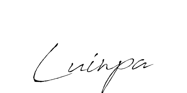 Luinpa stylish signature style. Best Handwritten Sign (Antro_Vectra) for my name. Handwritten Signature Collection Ideas for my name Luinpa. Luinpa signature style 6 images and pictures png