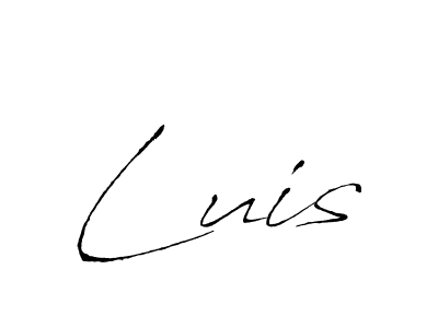 Luis stylish signature style. Best Handwritten Sign (Antro_Vectra) for my name. Handwritten Signature Collection Ideas for my name Luis. Luis signature style 6 images and pictures png