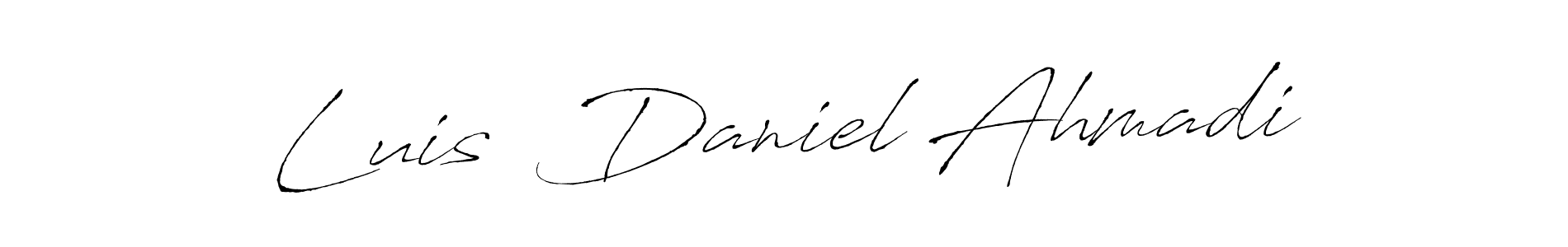 Make a beautiful signature design for name Luis  Daniel Ahmadi. Use this online signature maker to create a handwritten signature for free. Luis  Daniel Ahmadi signature style 6 images and pictures png
