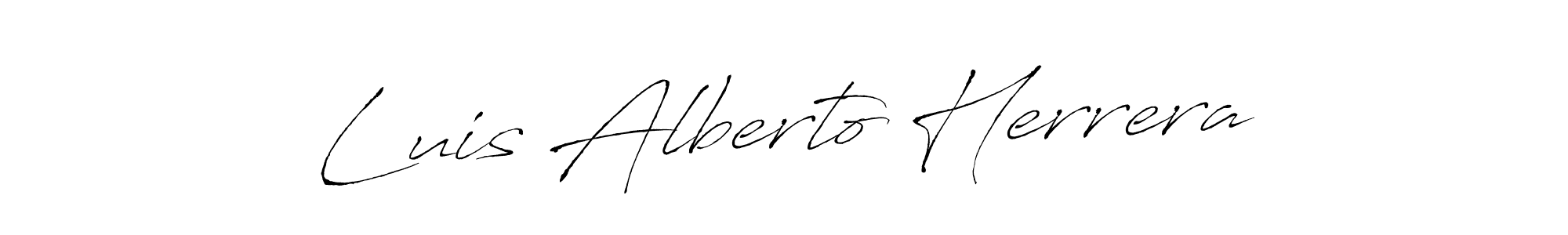 Also we have Luis Alberto Herrera name is the best signature style. Create professional handwritten signature collection using Antro_Vectra autograph style. Luis Alberto Herrera signature style 6 images and pictures png