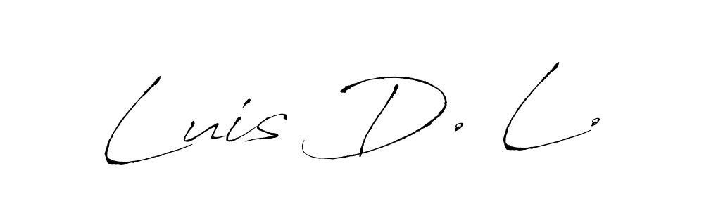 Also we have Luis D. L. name is the best signature style. Create professional handwritten signature collection using Antro_Vectra autograph style. Luis D. L. signature style 6 images and pictures png