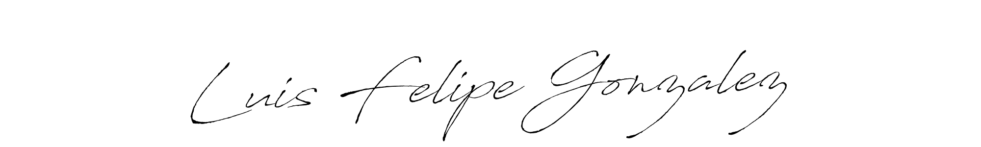 Similarly Antro_Vectra is the best handwritten signature design. Signature creator online .You can use it as an online autograph creator for name Luis Felipe Gonzalez. Luis Felipe Gonzalez signature style 6 images and pictures png