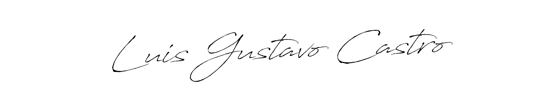 Make a short Luis Gustavo Castro signature style. Manage your documents anywhere anytime using Antro_Vectra. Create and add eSignatures, submit forms, share and send files easily. Luis Gustavo Castro signature style 6 images and pictures png