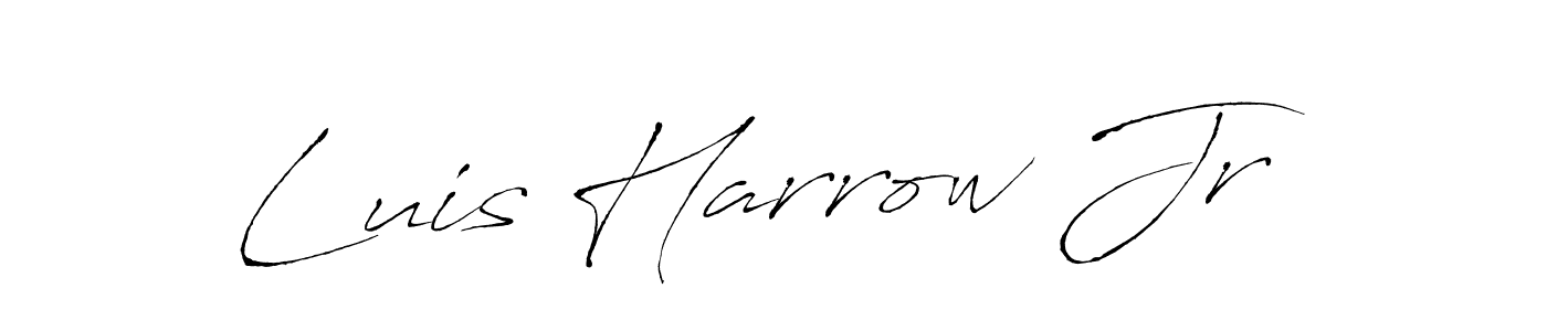 Also You can easily find your signature by using the search form. We will create Luis Harrow Jr name handwritten signature images for you free of cost using Antro_Vectra sign style. Luis Harrow Jr signature style 6 images and pictures png