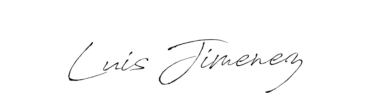 How to make Luis Jimenez signature? Antro_Vectra is a professional autograph style. Create handwritten signature for Luis Jimenez name. Luis Jimenez signature style 6 images and pictures png