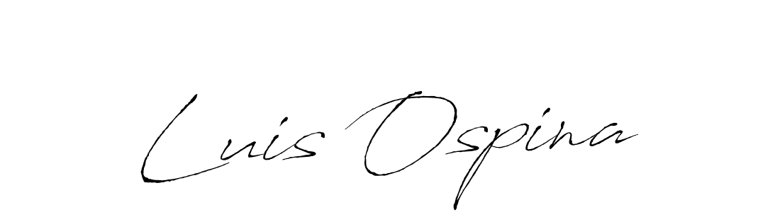 Also we have Luis Ospina name is the best signature style. Create professional handwritten signature collection using Antro_Vectra autograph style. Luis Ospina signature style 6 images and pictures png