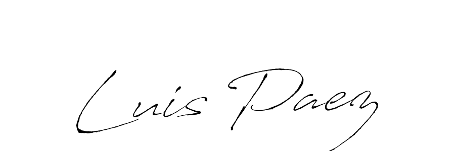 How to make Luis Paez name signature. Use Antro_Vectra style for creating short signs online. This is the latest handwritten sign. Luis Paez signature style 6 images and pictures png