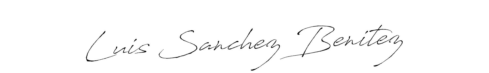 Design your own signature with our free online signature maker. With this signature software, you can create a handwritten (Antro_Vectra) signature for name Luis Sanchez Benitez. Luis Sanchez Benitez signature style 6 images and pictures png