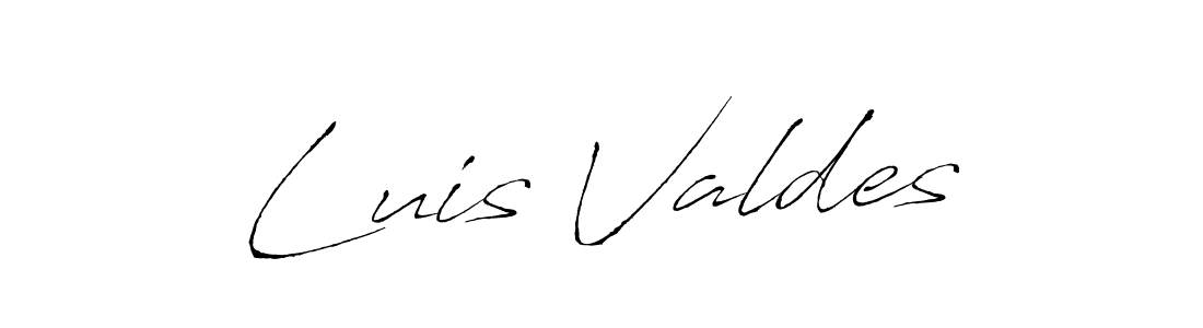Luis Valdes stylish signature style. Best Handwritten Sign (Antro_Vectra) for my name. Handwritten Signature Collection Ideas for my name Luis Valdes. Luis Valdes signature style 6 images and pictures png