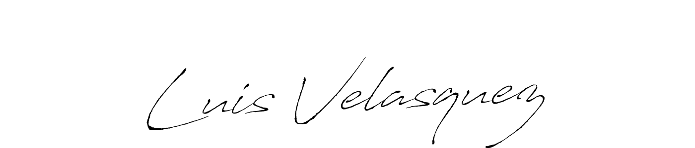 Use a signature maker to create a handwritten signature online. With this signature software, you can design (Antro_Vectra) your own signature for name Luis Velasquez. Luis Velasquez signature style 6 images and pictures png
