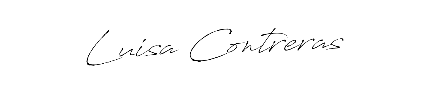 Similarly Antro_Vectra is the best handwritten signature design. Signature creator online .You can use it as an online autograph creator for name Luisa Contreras. Luisa Contreras signature style 6 images and pictures png