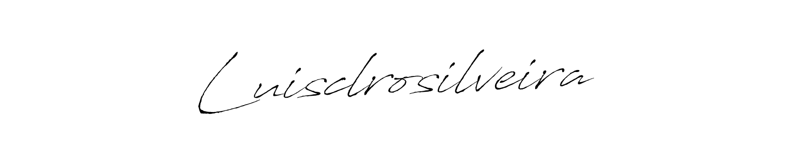 Make a beautiful signature design for name Luisclrosilveira. With this signature (Antro_Vectra) style, you can create a handwritten signature for free. Luisclrosilveira signature style 6 images and pictures png