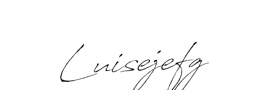 How to make Luisejefg signature? Antro_Vectra is a professional autograph style. Create handwritten signature for Luisejefg name. Luisejefg signature style 6 images and pictures png