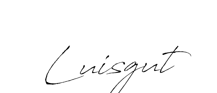 The best way (Antro_Vectra) to make a short signature is to pick only two or three words in your name. The name Luisgut include a total of six letters. For converting this name. Luisgut signature style 6 images and pictures png