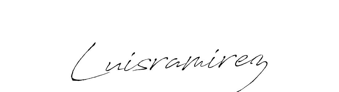 You should practise on your own different ways (Antro_Vectra) to write your name (Luisramirez) in signature. don't let someone else do it for you. Luisramirez signature style 6 images and pictures png
