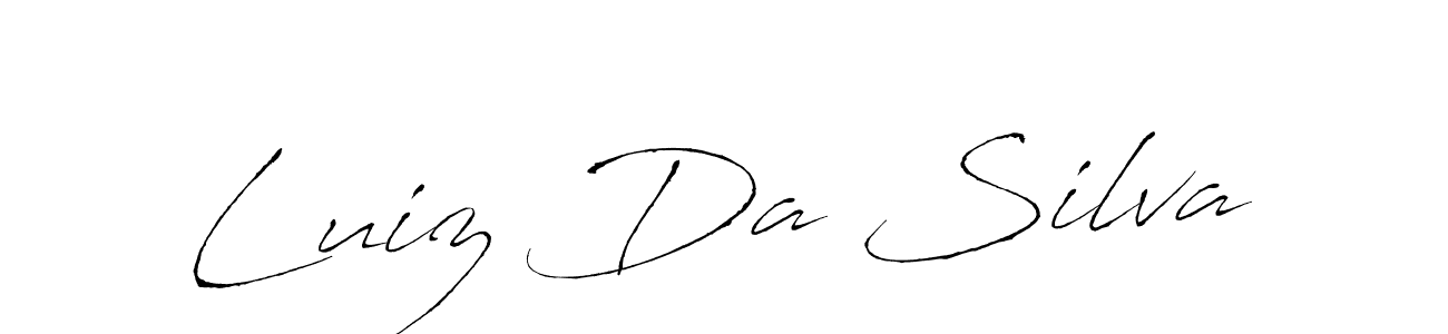 Antro_Vectra is a professional signature style that is perfect for those who want to add a touch of class to their signature. It is also a great choice for those who want to make their signature more unique. Get Luiz Da Silva name to fancy signature for free. Luiz Da Silva signature style 6 images and pictures png