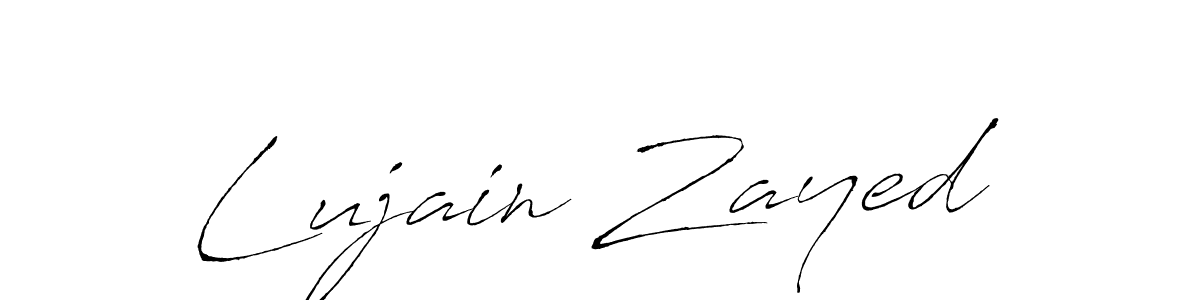 The best way (Antro_Vectra) to make a short signature is to pick only two or three words in your name. The name Lujain Zayed include a total of six letters. For converting this name. Lujain Zayed signature style 6 images and pictures png