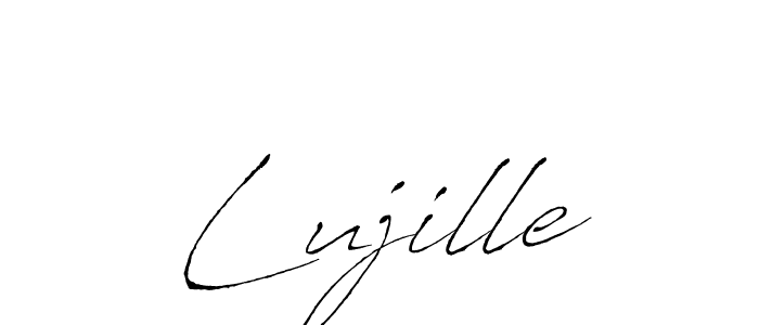 Make a short Lujille signature style. Manage your documents anywhere anytime using Antro_Vectra. Create and add eSignatures, submit forms, share and send files easily. Lujille signature style 6 images and pictures png