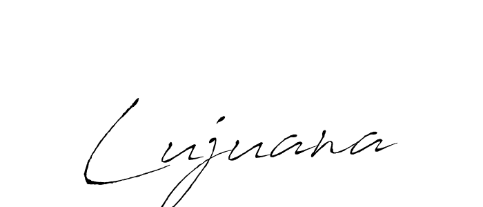 The best way (Antro_Vectra) to make a short signature is to pick only two or three words in your name. The name Lujuana include a total of six letters. For converting this name. Lujuana signature style 6 images and pictures png