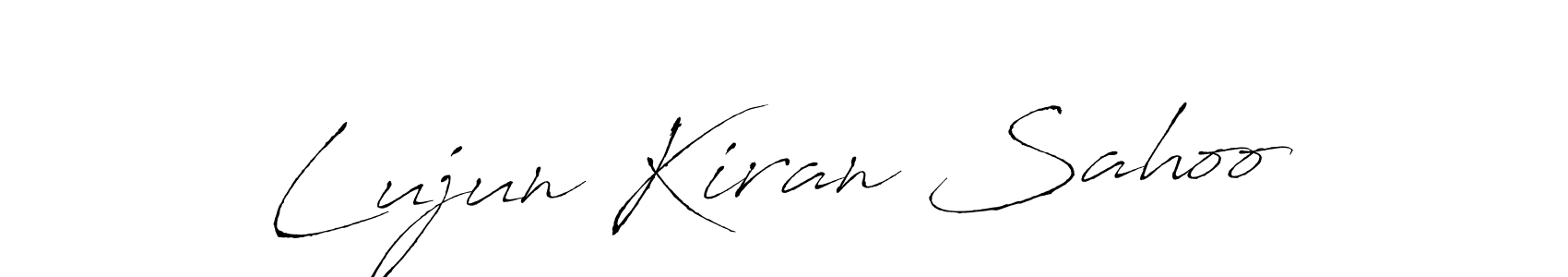 Check out images of Autograph of Lujun Kiran Sahoo name. Actor Lujun Kiran Sahoo Signature Style. Antro_Vectra is a professional sign style online. Lujun Kiran Sahoo signature style 6 images and pictures png