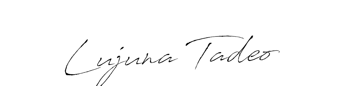 Once you've used our free online signature maker to create your best signature Antro_Vectra style, it's time to enjoy all of the benefits that Lujuna Tadeo name signing documents. Lujuna Tadeo signature style 6 images and pictures png