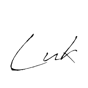 You should practise on your own different ways (Antro_Vectra) to write your name (Luk) in signature. don't let someone else do it for you. Luk signature style 6 images and pictures png