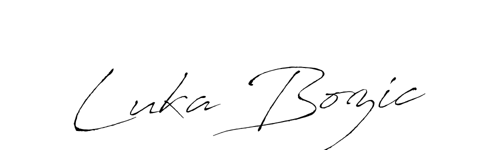 How to make Luka Bozic signature? Antro_Vectra is a professional autograph style. Create handwritten signature for Luka Bozic name. Luka Bozic signature style 6 images and pictures png