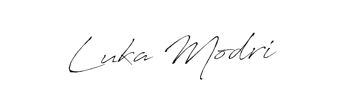 Create a beautiful signature design for name Luka Modrić. With this signature (Antro_Vectra) fonts, you can make a handwritten signature for free. Luka Modrić signature style 6 images and pictures png
