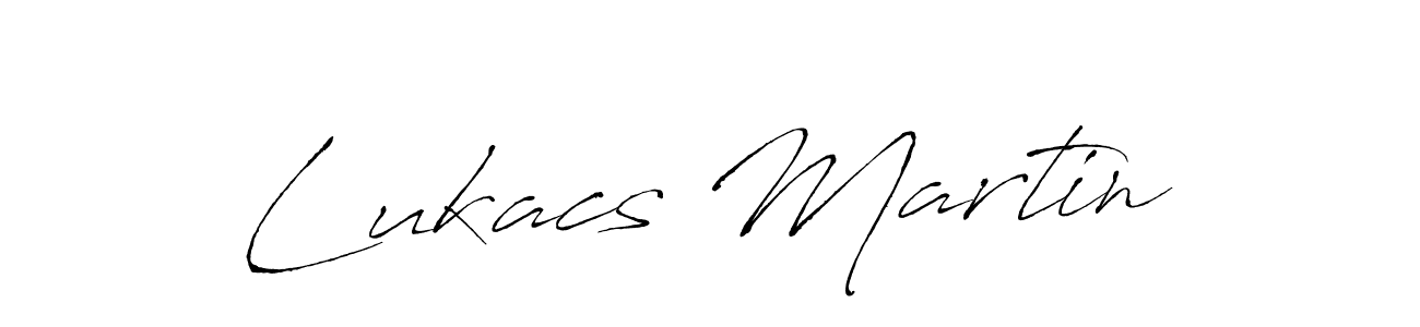 You should practise on your own different ways (Antro_Vectra) to write your name (Lukacs Martin) in signature. don't let someone else do it for you. Lukacs Martin signature style 6 images and pictures png