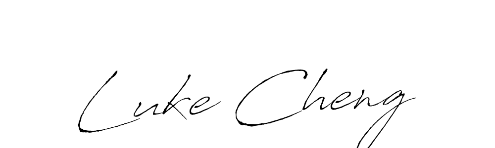 Design your own signature with our free online signature maker. With this signature software, you can create a handwritten (Antro_Vectra) signature for name Luke Cheng. Luke Cheng signature style 6 images and pictures png