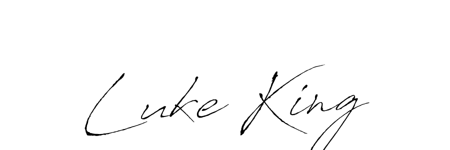 Luke King stylish signature style. Best Handwritten Sign (Antro_Vectra) for my name. Handwritten Signature Collection Ideas for my name Luke King. Luke King signature style 6 images and pictures png