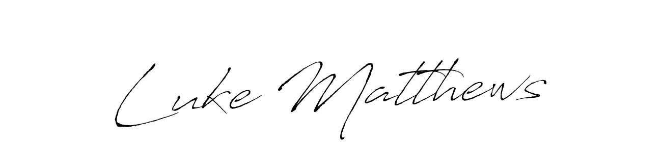 Use a signature maker to create a handwritten signature online. With this signature software, you can design (Antro_Vectra) your own signature for name Luke Matthews. Luke Matthews signature style 6 images and pictures png