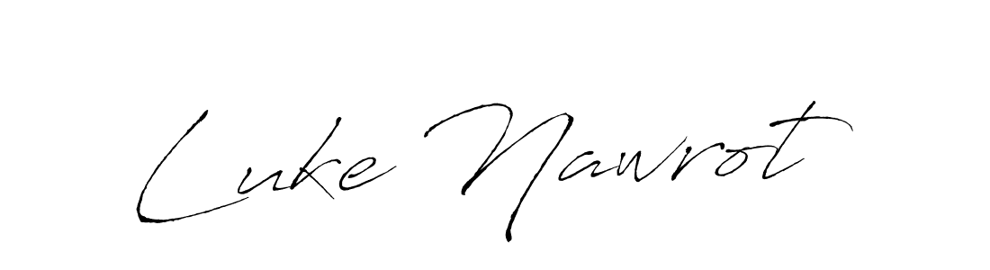 Use a signature maker to create a handwritten signature online. With this signature software, you can design (Antro_Vectra) your own signature for name Luke Nawrot. Luke Nawrot signature style 6 images and pictures png