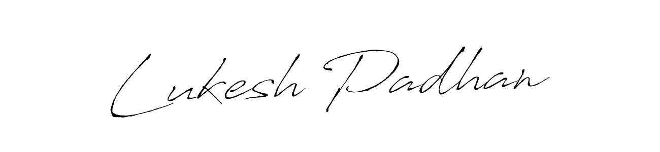 How to make Lukesh Padhan name signature. Use Antro_Vectra style for creating short signs online. This is the latest handwritten sign. Lukesh Padhan signature style 6 images and pictures png