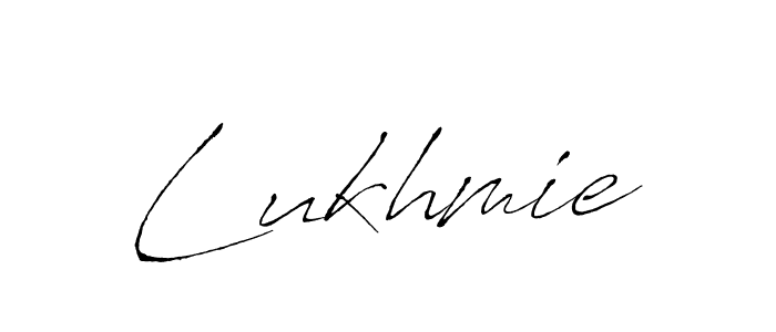 Also we have Lukhmie name is the best signature style. Create professional handwritten signature collection using Antro_Vectra autograph style. Lukhmie signature style 6 images and pictures png