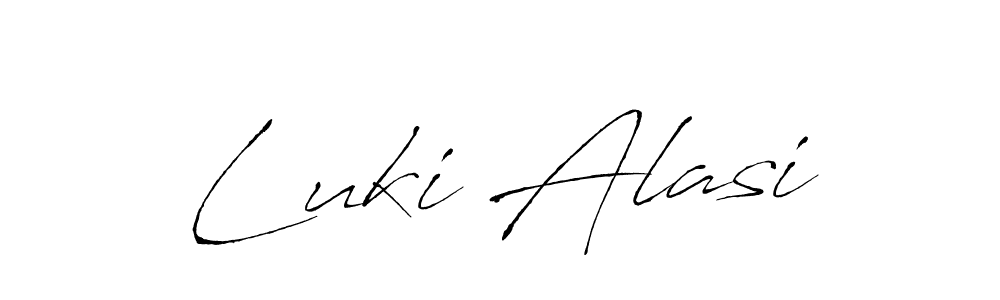 Best and Professional Signature Style for Luki Alasi. Antro_Vectra Best Signature Style Collection. Luki Alasi signature style 6 images and pictures png