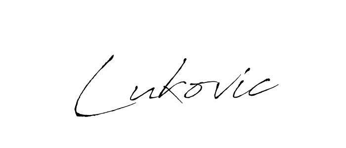 Lukovic stylish signature style. Best Handwritten Sign (Antro_Vectra) for my name. Handwritten Signature Collection Ideas for my name Lukovic. Lukovic signature style 6 images and pictures png