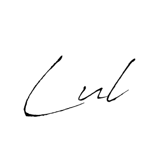 Lul stylish signature style. Best Handwritten Sign (Antro_Vectra) for my name. Handwritten Signature Collection Ideas for my name Lul. Lul signature style 6 images and pictures png