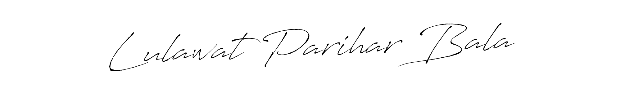 How to make Lulawat Parihar Bala name signature. Use Antro_Vectra style for creating short signs online. This is the latest handwritten sign. Lulawat Parihar Bala signature style 6 images and pictures png