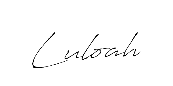 if you are searching for the best signature style for your name Luloah. so please give up your signature search. here we have designed multiple signature styles  using Antro_Vectra. Luloah signature style 6 images and pictures png