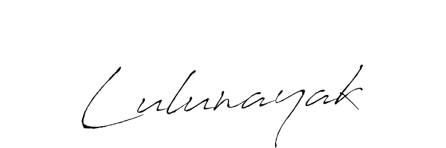 Also we have Lulunayak name is the best signature style. Create professional handwritten signature collection using Antro_Vectra autograph style. Lulunayak signature style 6 images and pictures png
