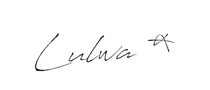 Also You can easily find your signature by using the search form. We will create Lulwa * name handwritten signature images for you free of cost using Antro_Vectra sign style. Lulwa * signature style 6 images and pictures png