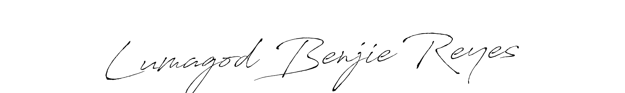 Make a beautiful signature design for name Lumagod Benjie Reyes. Use this online signature maker to create a handwritten signature for free. Lumagod Benjie Reyes signature style 6 images and pictures png