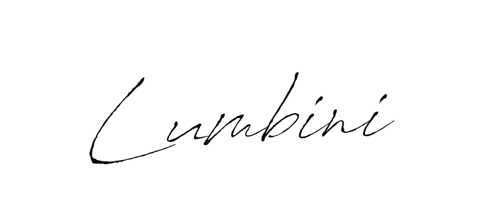 Design your own signature with our free online signature maker. With this signature software, you can create a handwritten (Antro_Vectra) signature for name Lumbini. Lumbini signature style 6 images and pictures png