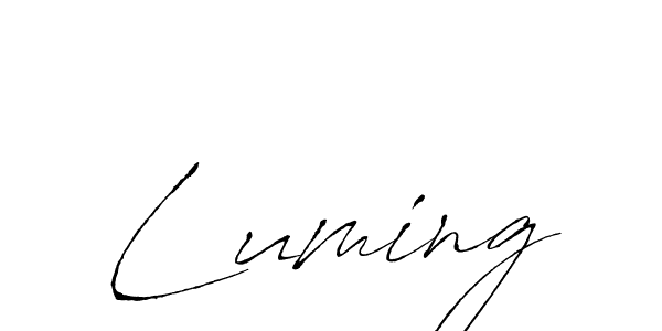 if you are searching for the best signature style for your name Luming. so please give up your signature search. here we have designed multiple signature styles  using Antro_Vectra. Luming signature style 6 images and pictures png