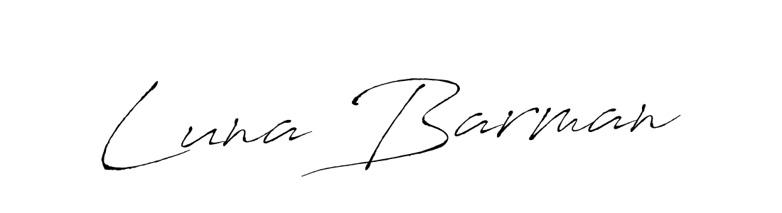Antro_Vectra is a professional signature style that is perfect for those who want to add a touch of class to their signature. It is also a great choice for those who want to make their signature more unique. Get Luna Barman name to fancy signature for free. Luna Barman signature style 6 images and pictures png