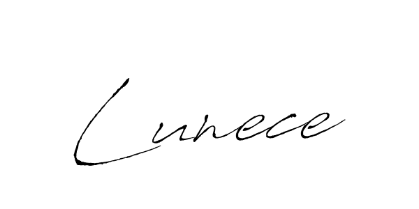 Antro_Vectra is a professional signature style that is perfect for those who want to add a touch of class to their signature. It is also a great choice for those who want to make their signature more unique. Get Lunece name to fancy signature for free. Lunece signature style 6 images and pictures png