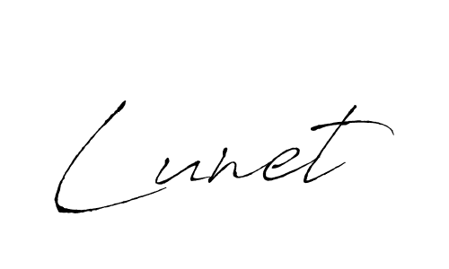 Make a beautiful signature design for name Lunet. With this signature (Antro_Vectra) style, you can create a handwritten signature for free. Lunet signature style 6 images and pictures png