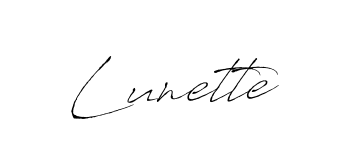 Make a beautiful signature design for name Lunette. With this signature (Antro_Vectra) style, you can create a handwritten signature for free. Lunette signature style 6 images and pictures png